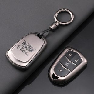 CT5车壳XT4扣CT6高档ATSL扣包XTS XT5 适用凯迪拉克钥匙套SRX XT6