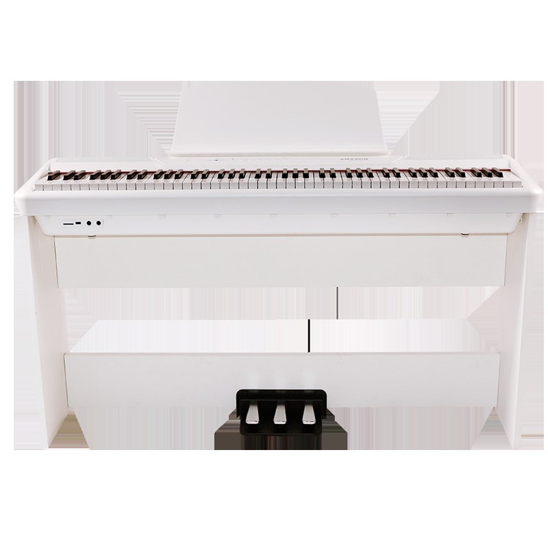 珠江艾茉森电钢琴88键重锤P60初学者电子数码Q钢琴专业便携式家用