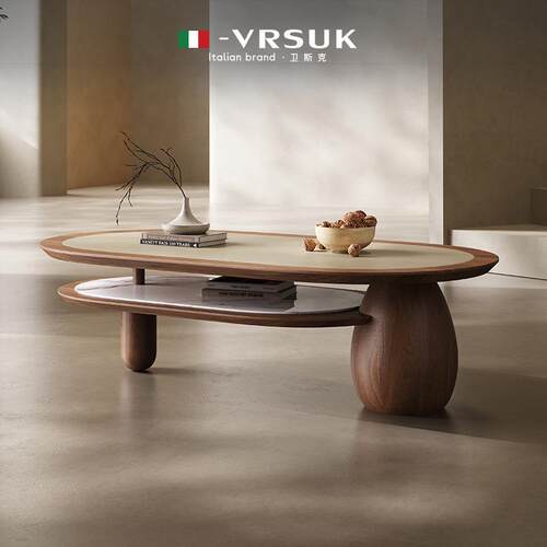 MX109#VRSUK意式极简茶几客厅家用岩板茶几中古茶几客厅设计师茶