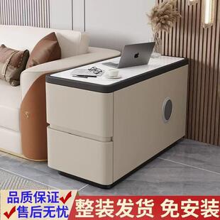 沙发边柜轻奢高级客厅边几实木超窄侧边柜简约现代小型迷你30CM