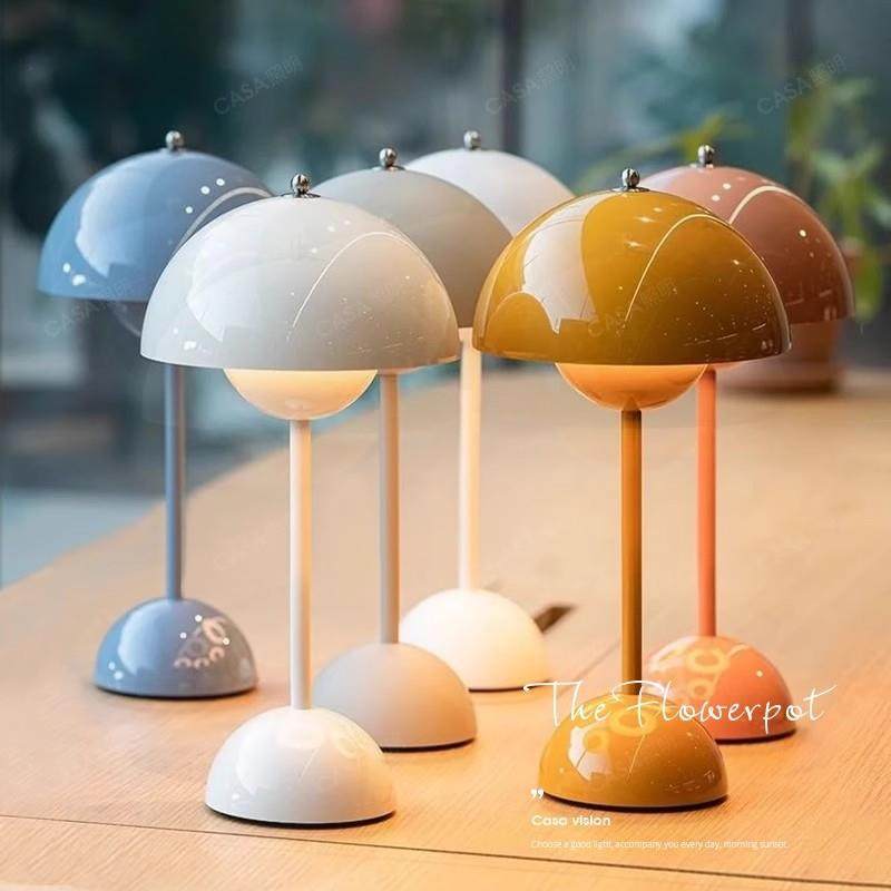 北欧装饰蘑菇花苞台灯丹麦氛围灯卧室床头简约触摸USB充电小夜灯,清洗/食品/商业设备,风口/风叶/风机配件,淘宝优惠券,粉丝福利购,淘宝优惠卷