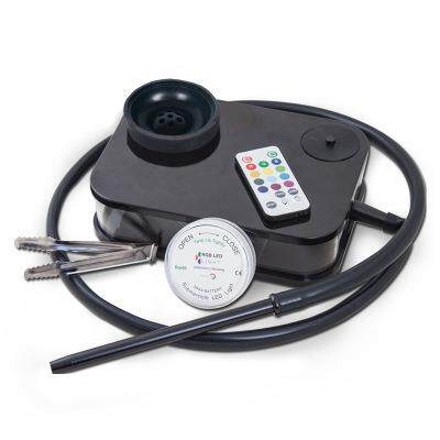 供应水烟套装黑方盒亚克力书本水烟hookah