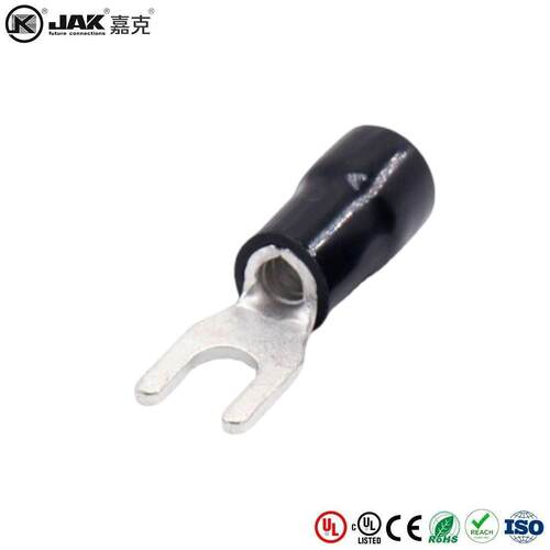 SV3.5-4预绝缘叉形端子U型M4叉紫铜冷压接线端子Y型有认证KST