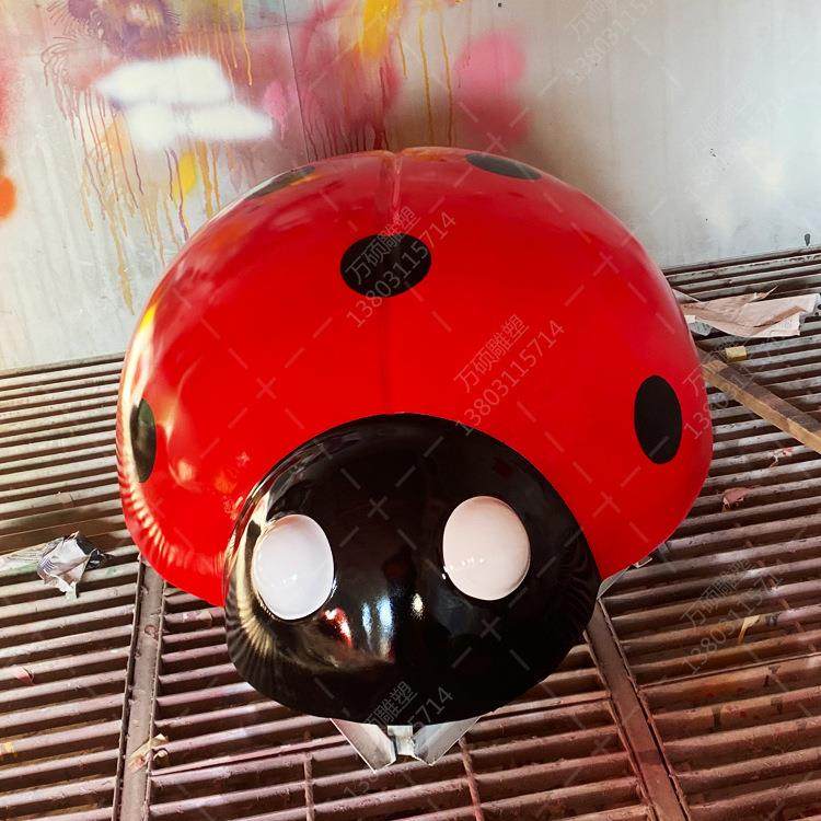 户外仿真甲虫玻璃钢雕塑公园林庭院草坪七星瓢虫摆件商场店铺美陈,自行车/骑行装备/零配件,更多零件/配件,淘宝优惠券,粉丝福利购,淘宝优惠卷