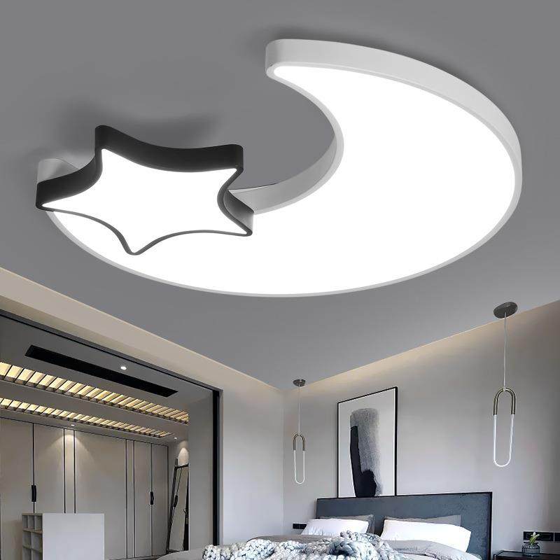 超薄个性卧室灯星星月亮led吸顶灯简约家用创意卡通儿童房间灯具,自行车/骑行装备/零配件,更多零件/配件,淘宝优惠券,粉丝福利购,淘宝优惠卷