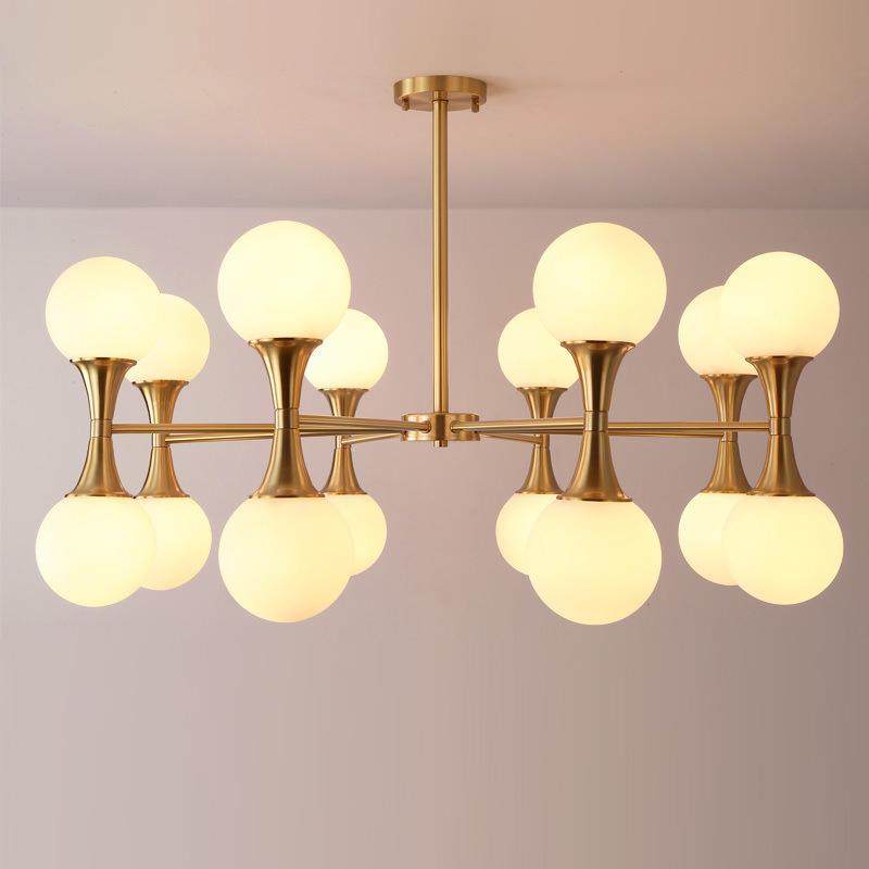 北欧吊灯分子灯全铜吊灯磨砂灯罩客厅餐厅卧室简约全铜创意灯具,清洗/食品/商业设备,风口/风叶/风机配件,淘宝优惠券,粉丝福利购,淘宝优惠卷