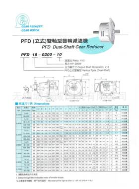 东力PFD（立式）双轴型齿轮减速机