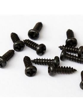 GB845铁镀黑锌圆头十字槽黑色自攻螺丝ST2.0TS2.6ST3.0