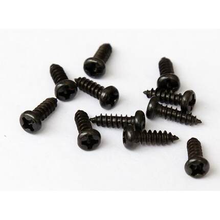 GB845铁镀黑锌圆头十字槽黑色自攻螺丝ST2.0TS2.6ST3.0