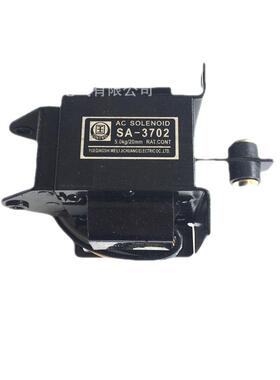 现货MQ8SA-3702交流推拉式牵引电磁铁吸力5.0N/5KG行程20mm220V