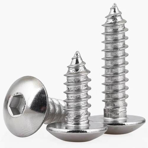 M2.6M3不锈钢304内六角圆头自攻PCAGB845内六角圆杯木牙螺丝钉