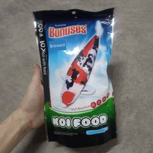 保拿仕鱼粮金鱼锦鲤配合饲料育成观赏鱼鱼食海豚螺旋藻颗粒