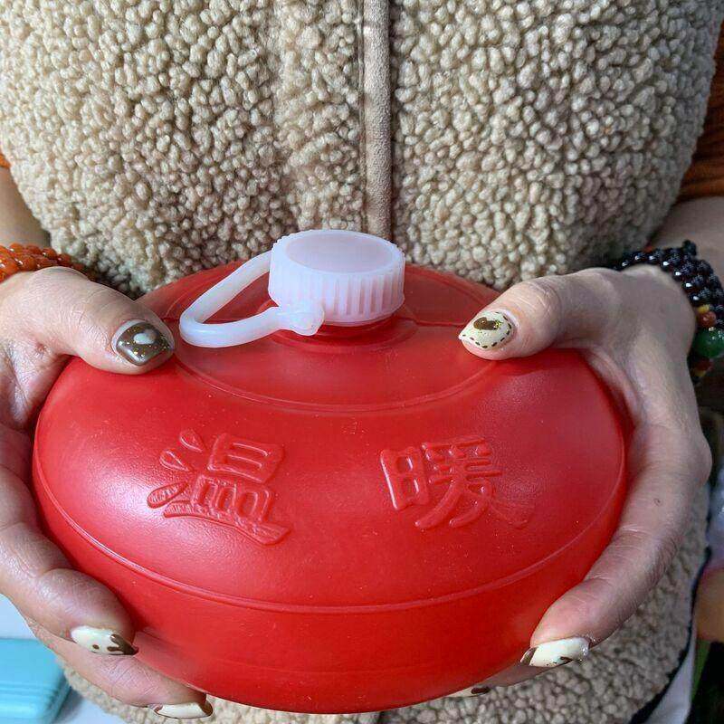加厚热水袋注水暖水壶特大号塑料暖手宝焐暖脚壶汤婆子保温暖被窝