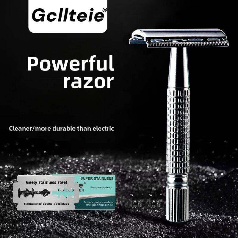 官方旗舰店剃须刀手动进口不锈钢双面刀片老式刮胡刀片理发店通用,家庭/个人清洁工具,剃须刀,淘宝优惠券,粉丝福利购,淘宝优惠卷