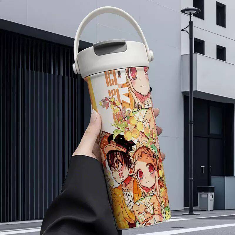 地缚少年花子君手提保温杯316不锈钢吸管双饮大容量咖啡泡茶水杯,模玩/动漫/周边/娃圈三坑/桌游,动漫水杯/居家/百货,淘宝优惠券,粉丝福利购,淘宝优惠卷
