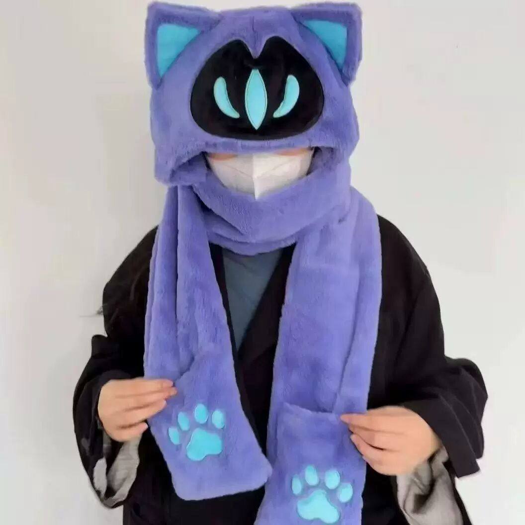 无畏契约毛绒布艺类玩具瓦罗兰特幽影秋冬围巾帽子围脖披肩保暖,服饰配件/皮带/帽子/围巾,围巾/丝巾/披肩,淘宝优惠券,粉丝福利购,淘宝优惠卷