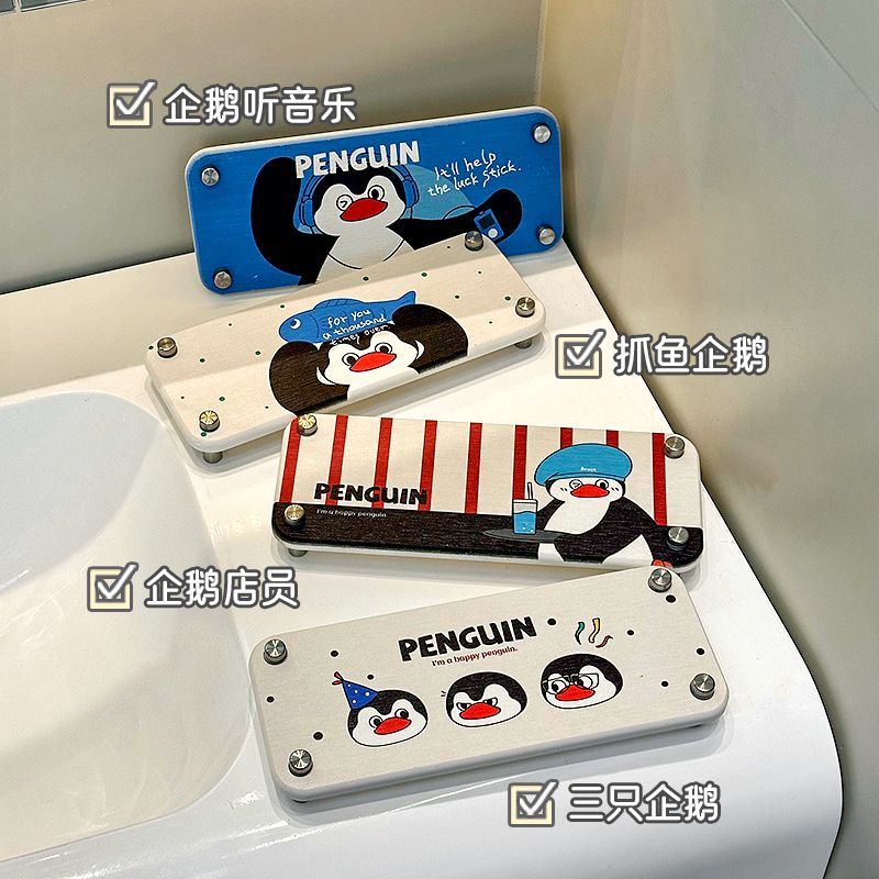 浴室可爱风硬硅藻泥洗手台置物架吸水垫洗漱台牙刷架干爽实用