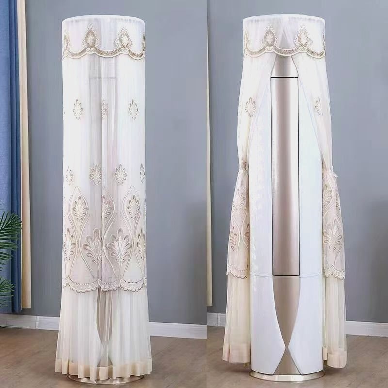 空调罩套柜机圆形圆柱格力客厅美的海尔柜式奥克斯立式空调防尘罩