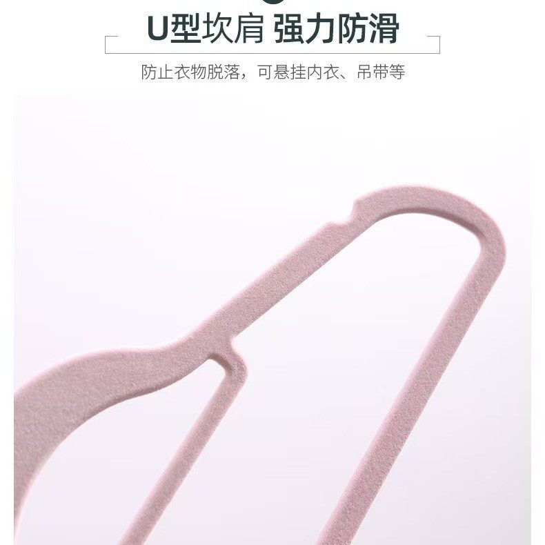 植绒衣架家用挂衣服整理师专用防滑无痕晾衣架