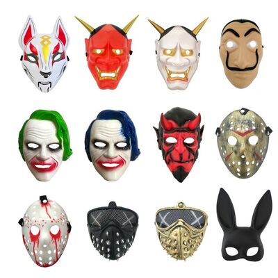 状态面具万圣节恐怖面具男女街舞鬼步舞客白色v字仇杀骷髅小丑般