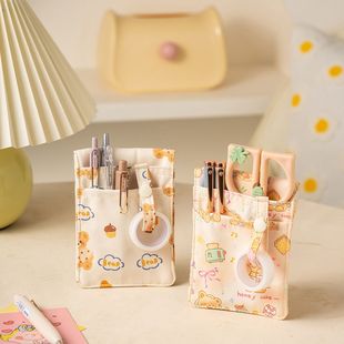 护士笔袋口袋医用防漏墨大容量高颜值磁吸双层插笔袋医护人员专用