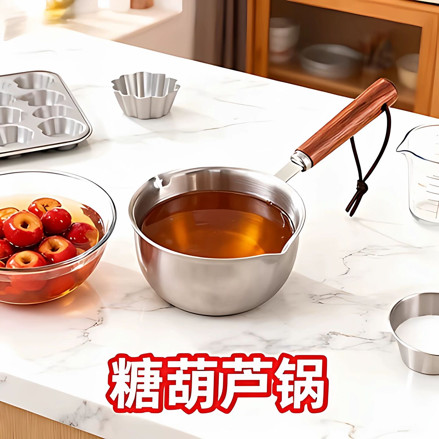 糖葫芦专用锅小号做冰糖葫芦熬糖的家用制作粘沾糖迷你电磁炉商用