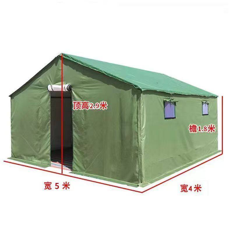 户外施工工程工地帆布防雨应急救灾民用加厚防寒保暖军工棉帐篷