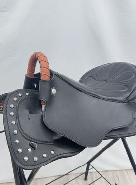 马鞍马鞍子新款游客马鞍全套马具皮革雕花耐力大小游客配件用品