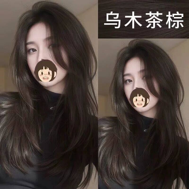 乌木茶棕泡沫染发剂无刺激