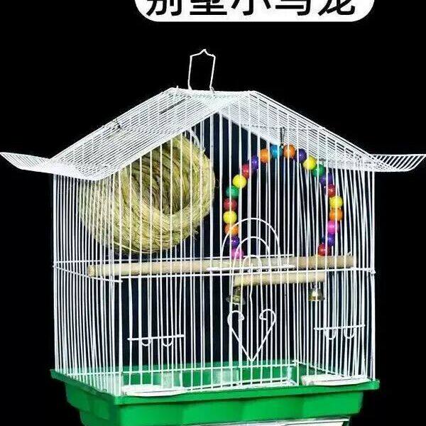 小型鸟笼子别墅屋型鸟笼子虎皮鹦鹉鸟笼子文鸟牡丹鹦鹉笼子文鸟笼