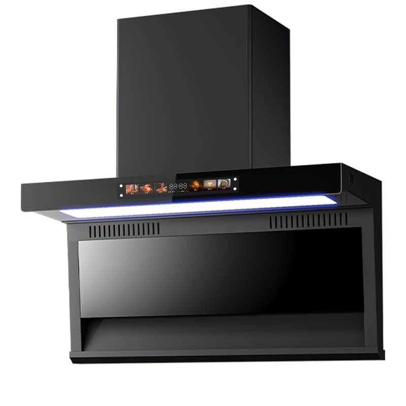 科厨好太太油烟机厨房家用顶侧双吸抽油烟机燃气灶套装双灶组合