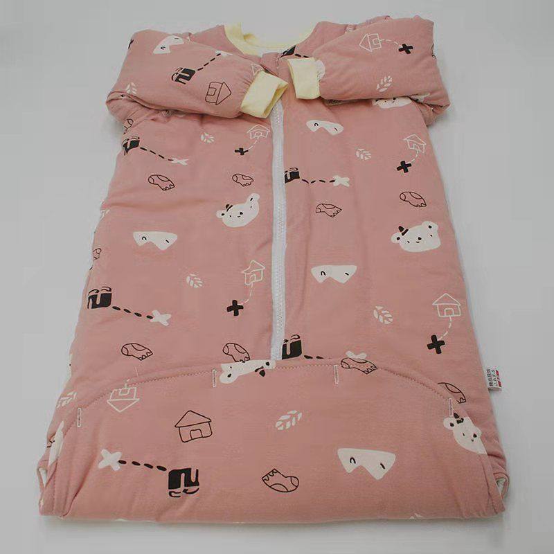 纯棉婴儿睡袋薄棉一体连体春秋宝宝睡袍秋冬季睡衣加厚,婴童用品,睡袋/防踢被,淘宝优惠券,粉丝福利购,淘宝优惠卷