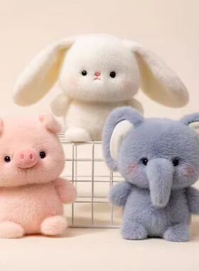 成长仪式礼物原创桌伴娃娃小摆件可爱毛绒玩具陪伴玩偶装饰品学习