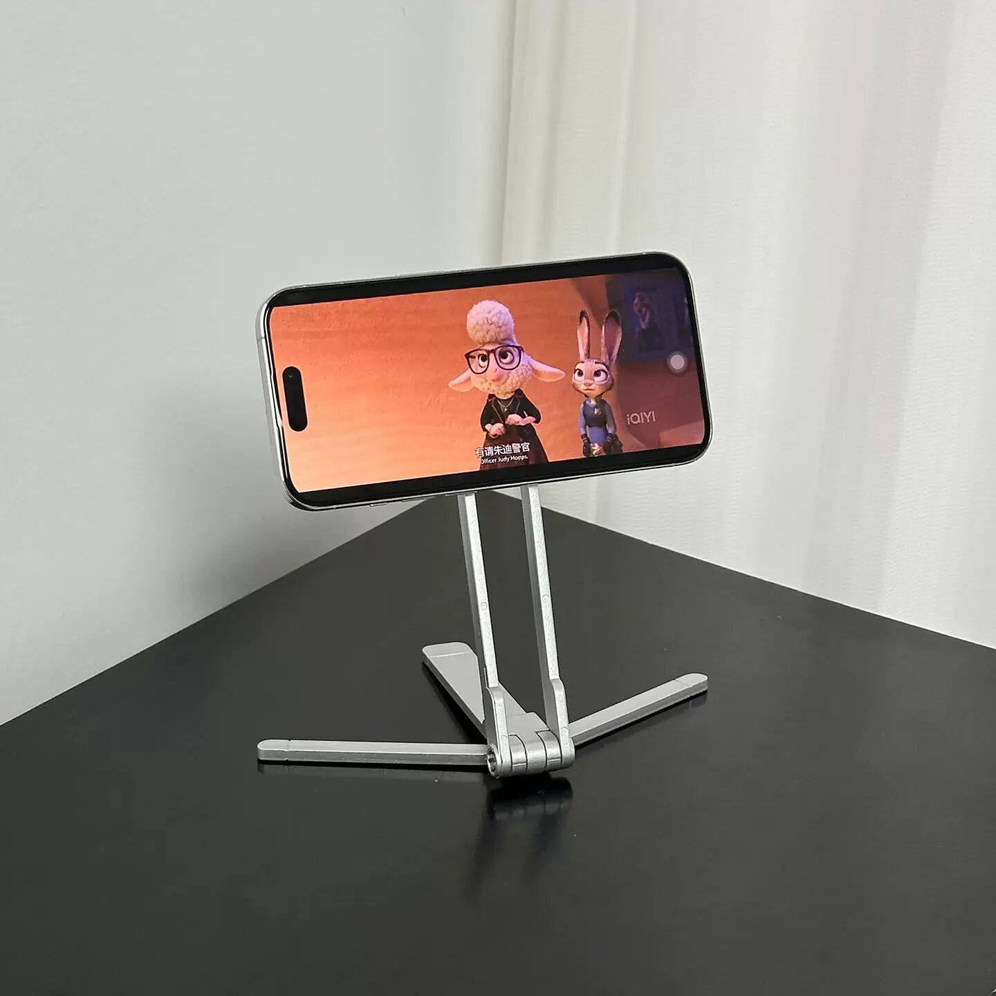 手机支架登山扣三脚架旅行出差桌面折叠便携直播手持拍照神器支架