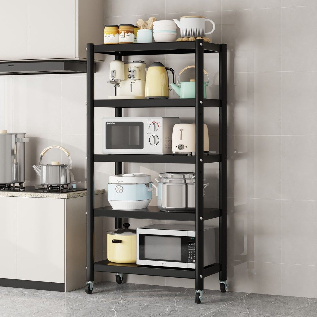 厨房置物架多层收纳架落地多功能储物架微波炉架子收纳架子置物架,收纳整理,整理架/置物架/收纳架,淘宝优惠券,粉丝福利购,淘宝优惠卷