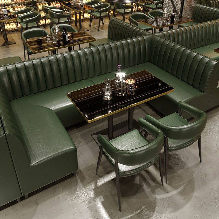 定制酒吧KTV卡座奶茶店烧烤店餐咖啡厅茶楼卡座音乐清吧桌椅组合