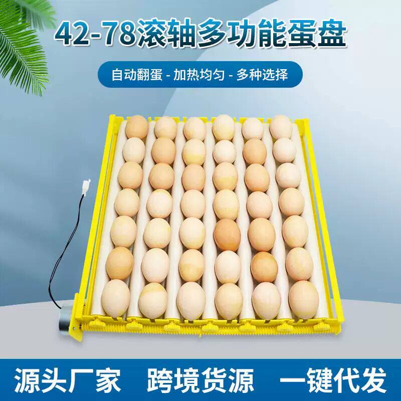 孵化机全自动小型家用孵化器翻蛋蛋盘鸡鸭鹅鸟蛋蛋盘滚轴蛋盘蛋.