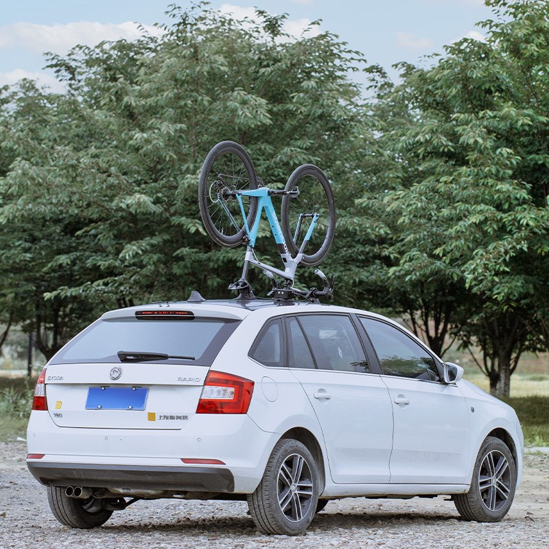 洛克兄弟电动吸盘式车顶架汽车携车架车载山地公R路车自行车架倒