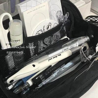 用心造物笔袋小众可爱高颜值女孩初高中大容量冷门日系文具盒