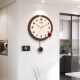 新款 钟表客厅挂钟家用高级装 饰画石英钟静音挂表简约创意时钟挂墙