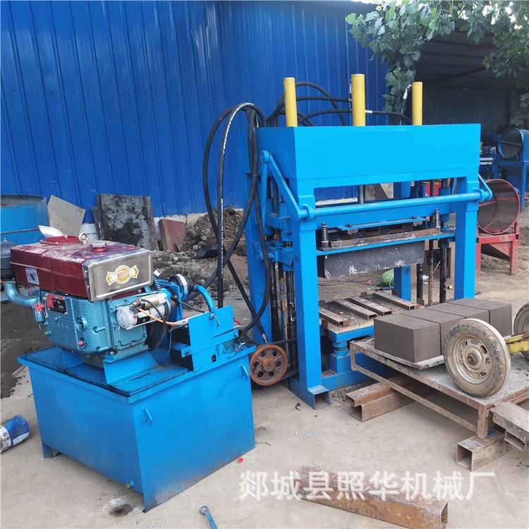 QT4-30制砖机设备柴油液压动力的生产水泥砖混凝土铺路砖的机器