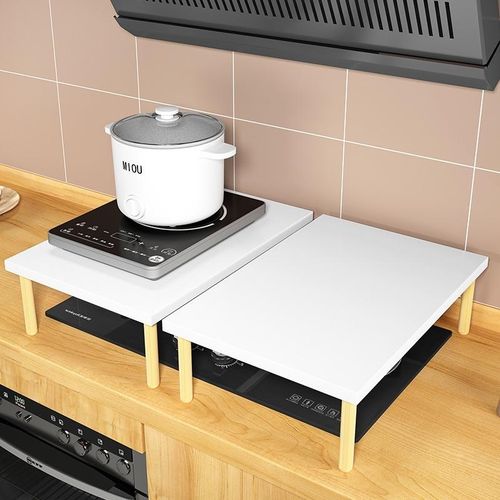 电脑主机托架底座增高实木架子台式机主机拖托盘置物机箱抬高垫高