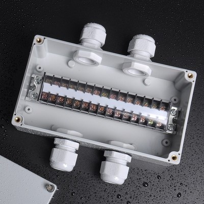 二进二出端子盒2出2分线盒过线区间接线配电盒室外接线盒