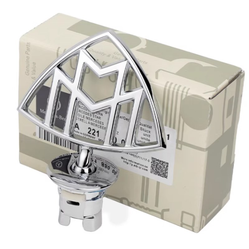 迈巴赫车标S480立标S560标S450标志GLS480前标S级E级改装