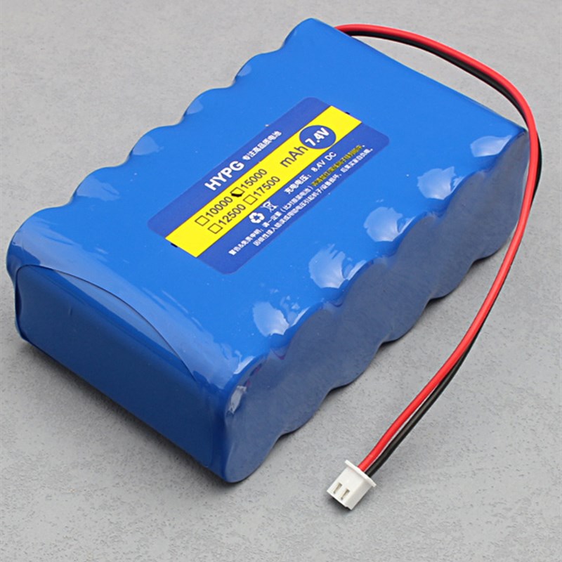 9V户外音响18650锂电池组7.4V可充电带保护板插头12节大容量8.4V