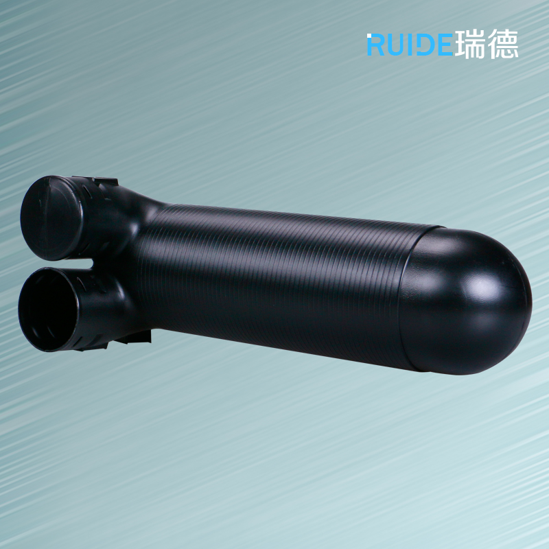 新风系统PE通风管道75-125风口末端承插件90弯头可裁切顶送风