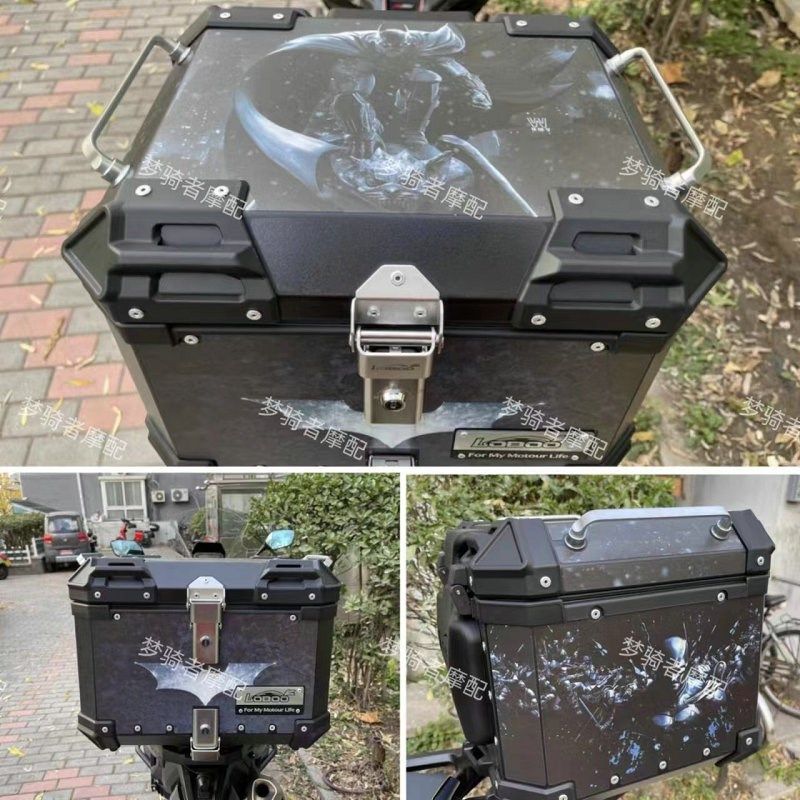 适用于摩托车途者/雷神/LS2/萝卜尾箱贴纸 电摩卡通贴花 反光反水