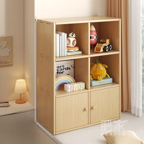 实木书架落地置物架家用书柜阳台飘窗柜抽屉矮柜收纳储物柜ZTF849