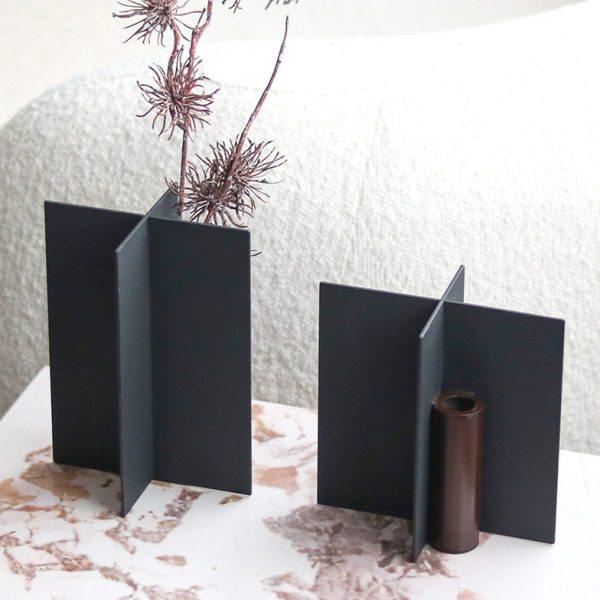 北欧极简十字几何形状花器工艺品摆件家居样板房艺术花软装饰品,饰品/流行首饰/时尚饰品新,摆件,淘宝优惠券,粉丝福利购,淘宝优惠卷