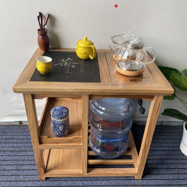 茶水柜阳台茶几一体式烧水茶台可移动榆木实木家用茶道桌配椅公,商业/办公家具,茶台/茶桌,淘宝优惠券,粉丝福利购,淘宝优惠卷
